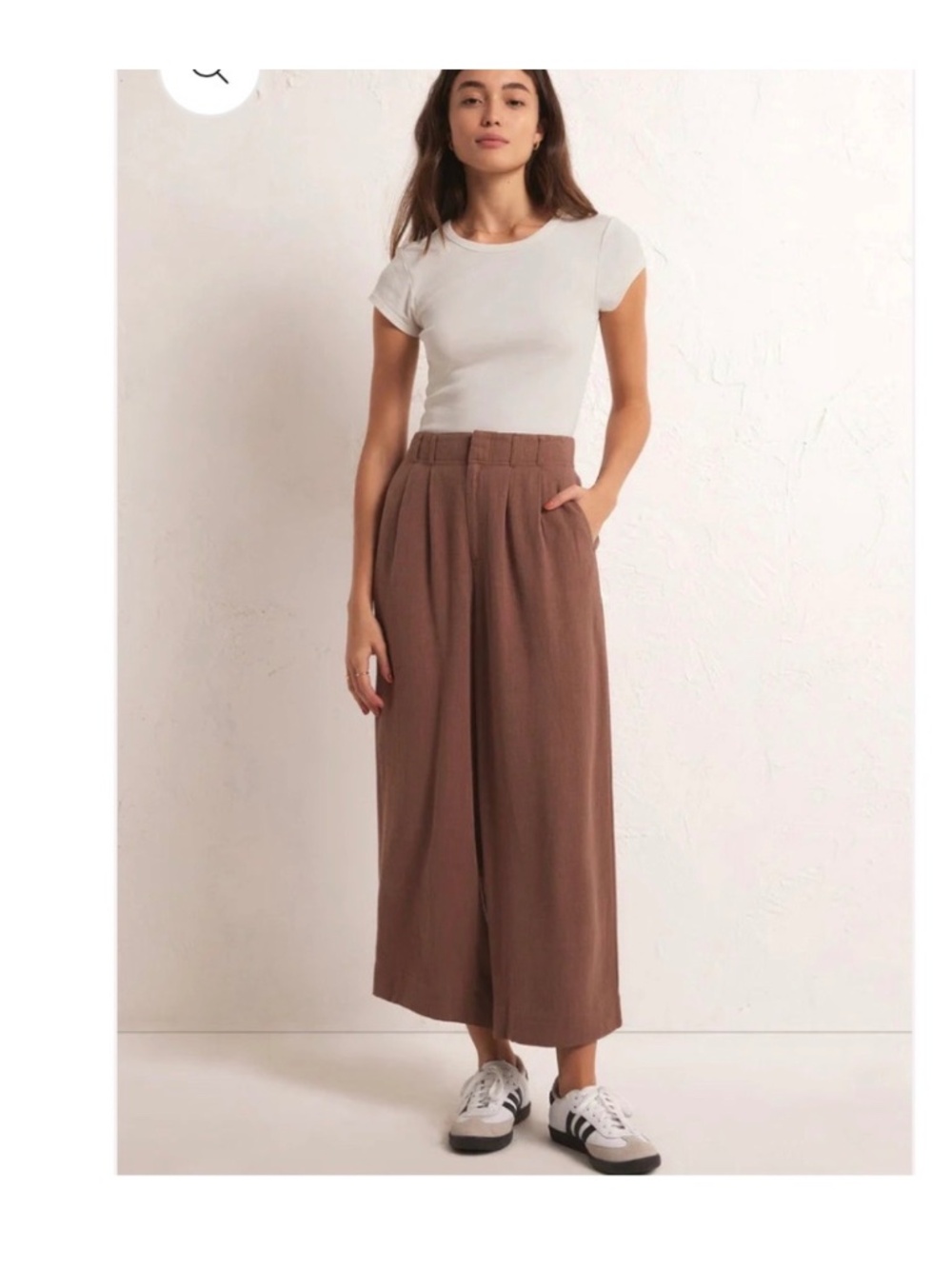 NWT Z SUPPLY FARAH PANT WHIPPED MOCHA L